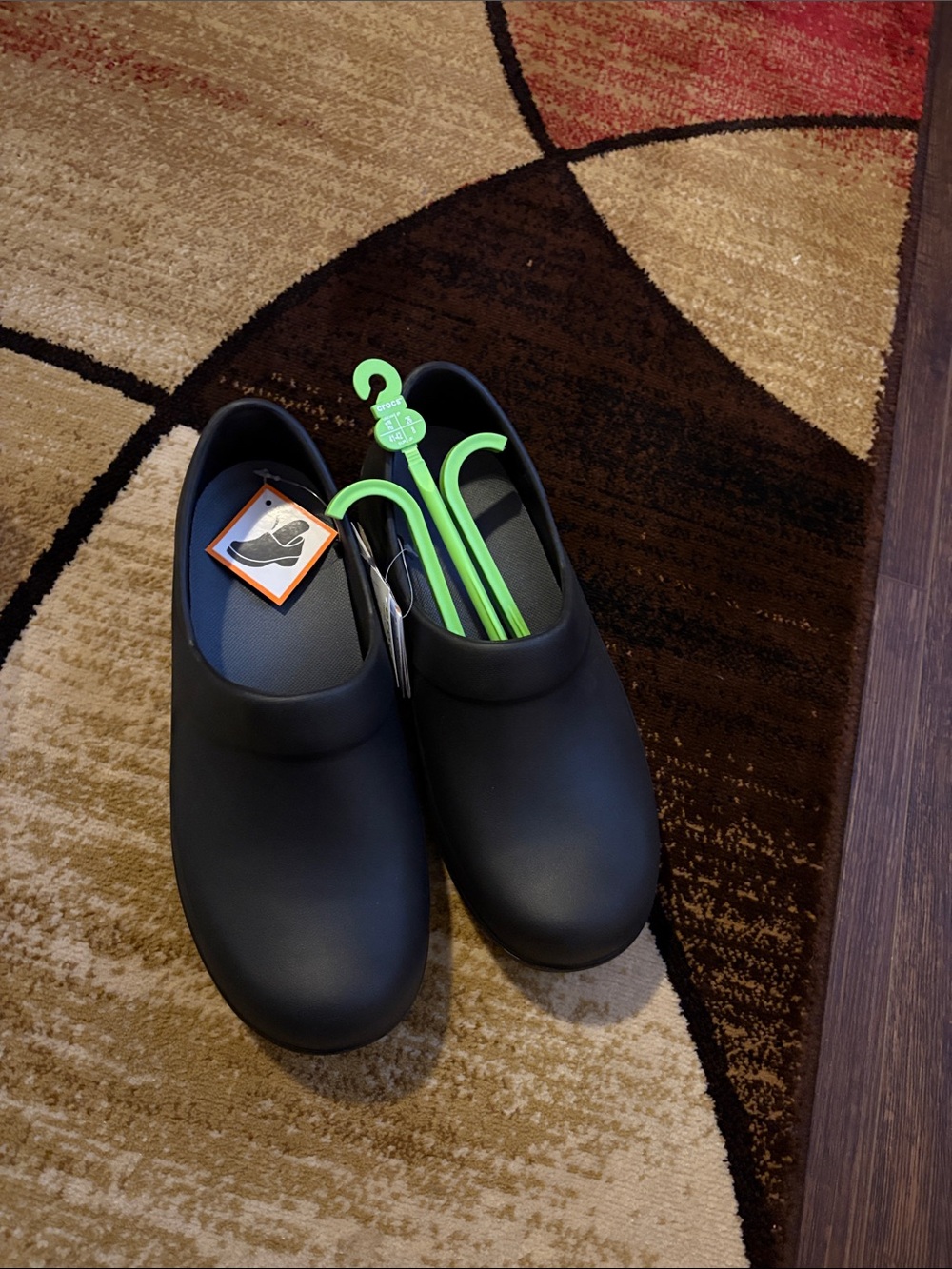 CROCS Professional Slip-On Work Clogs in Black